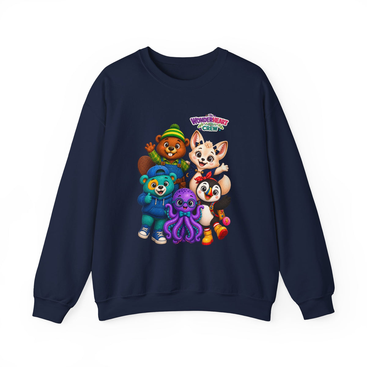 Wonderheart Crew - Sweatshirt - Group on Front