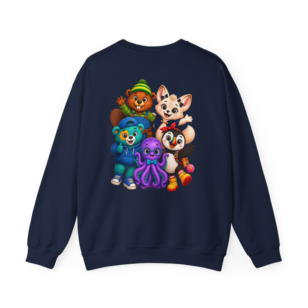 Wonderheart Crew - Crewneck Sweatshirt - Group on Back