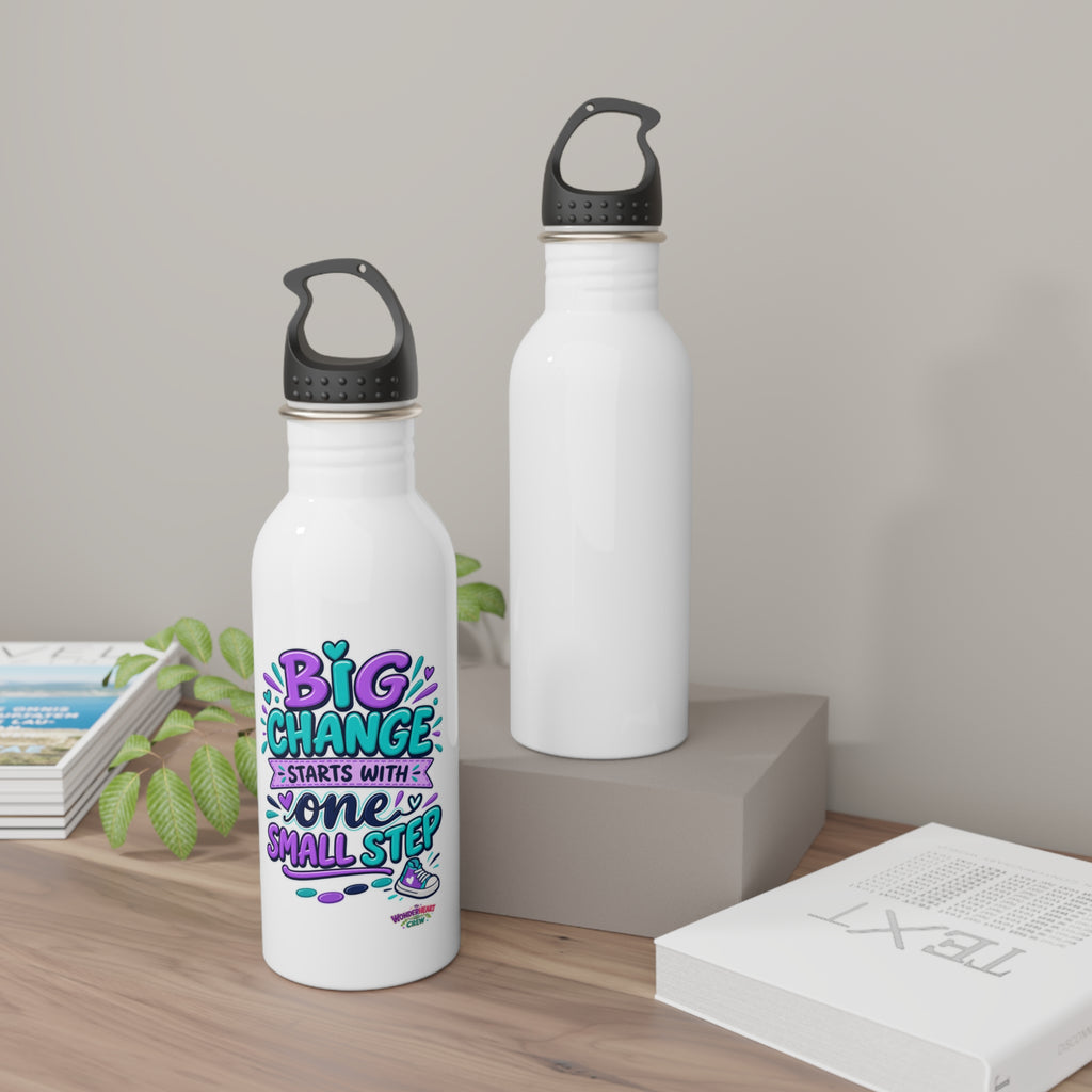Big Change Starts with One Step -  Motivational Stainless Steel Bottle