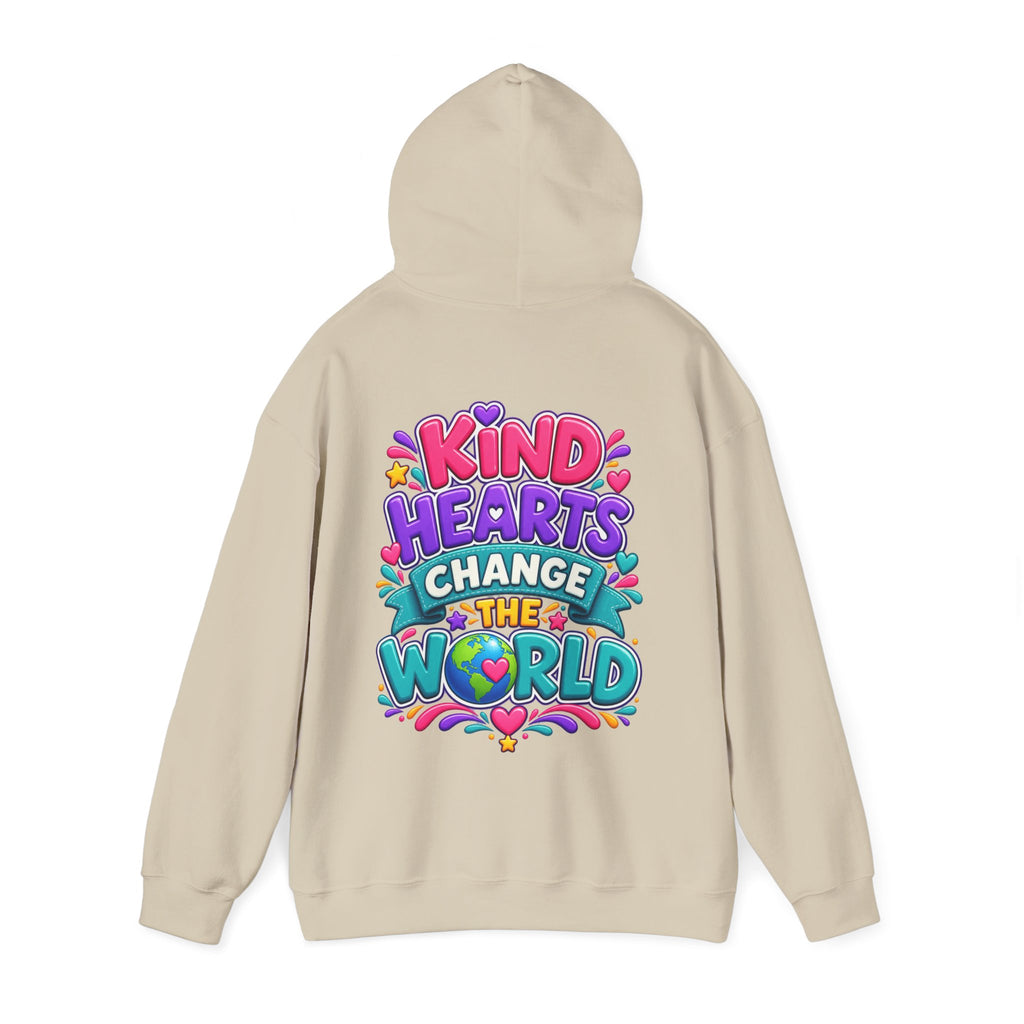 Kind Hearts Change the World - Inspirational Hoodie
