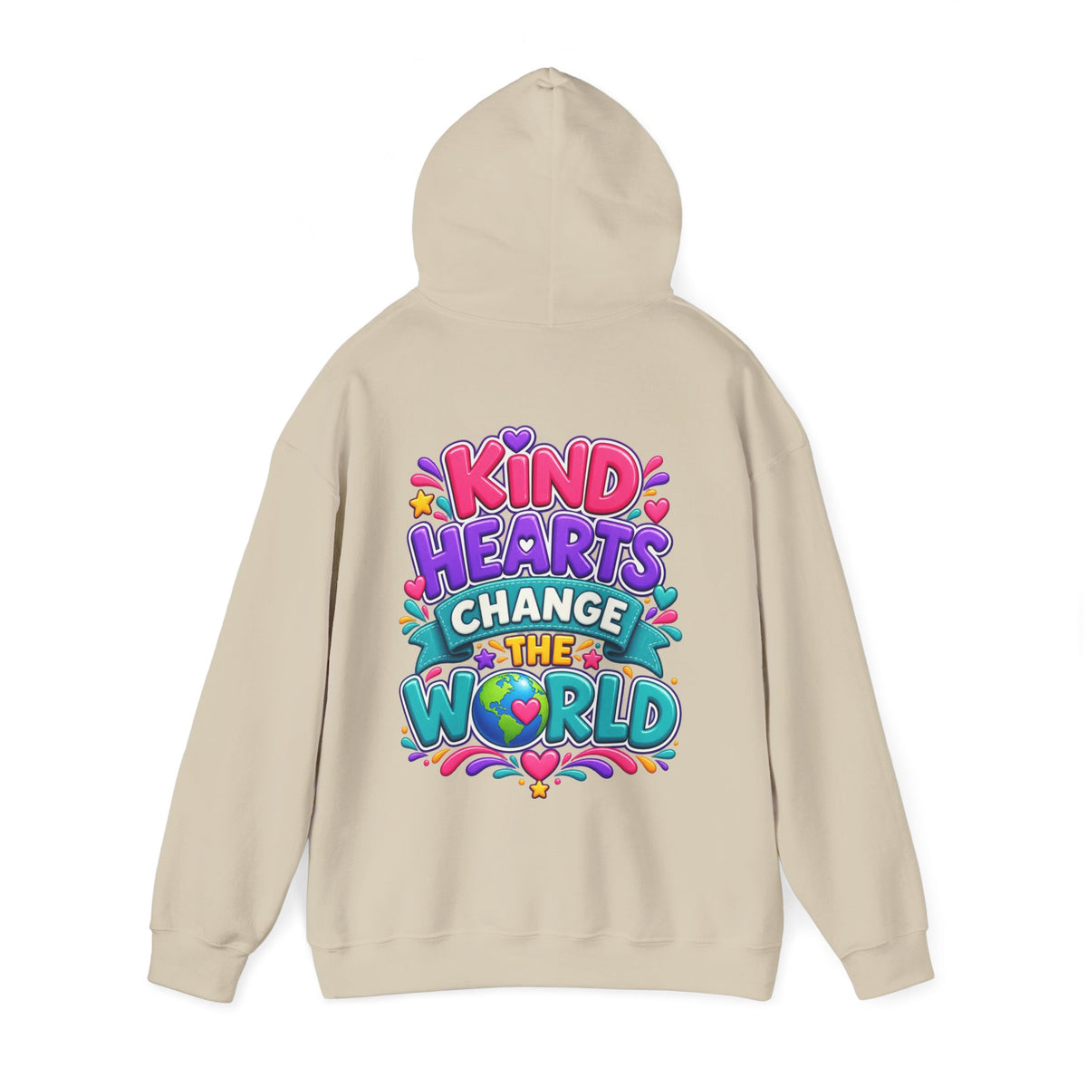 Kind Hearts Change the World - Inspirational Hoodie