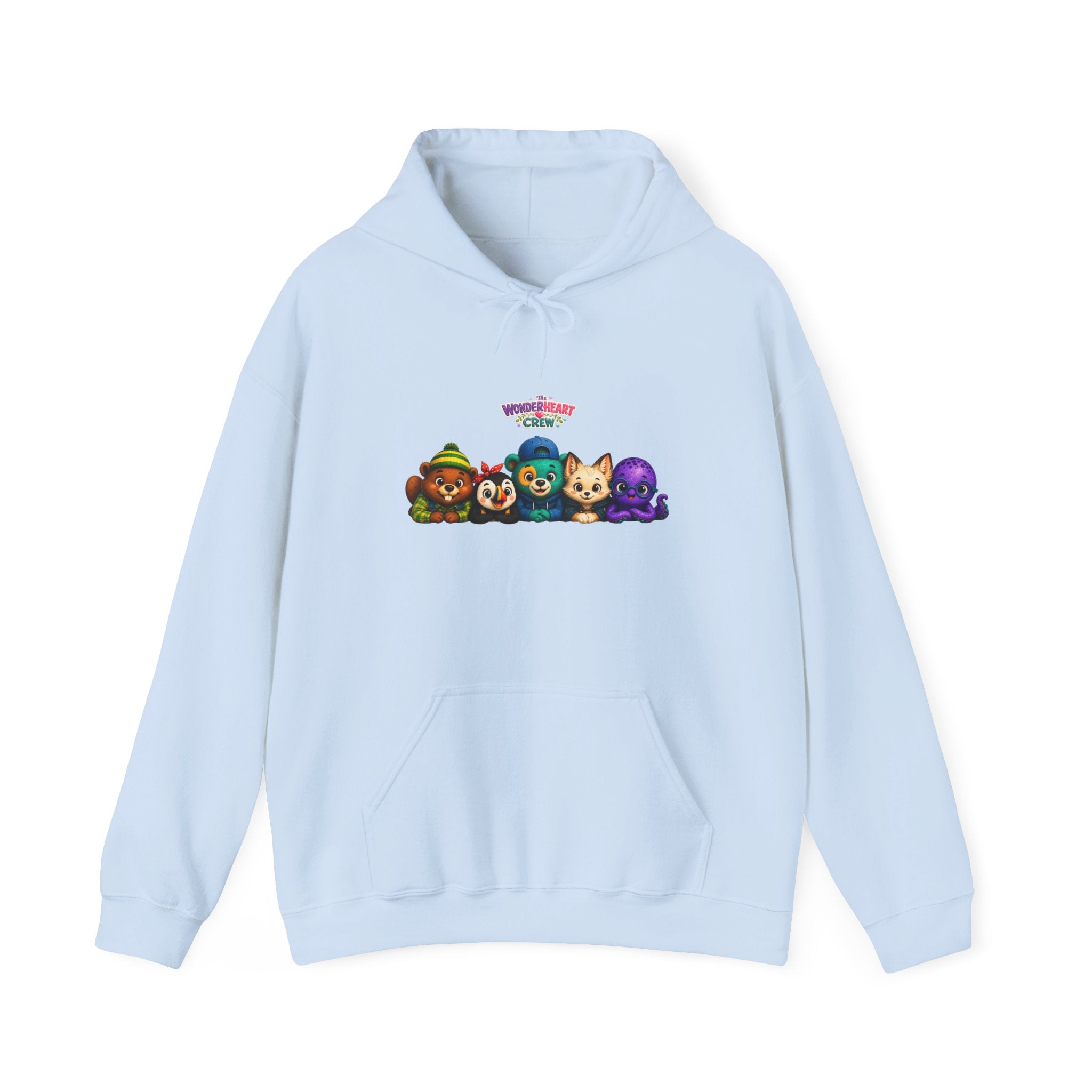Wonderheart Crew Hoodie — Colorful Pullover