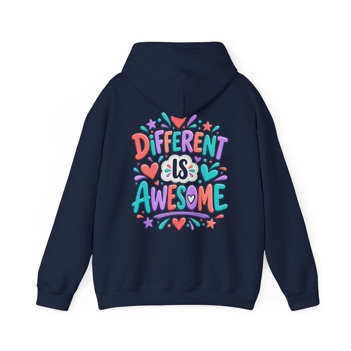 Different is Awesome -  Inspirational Hoodie