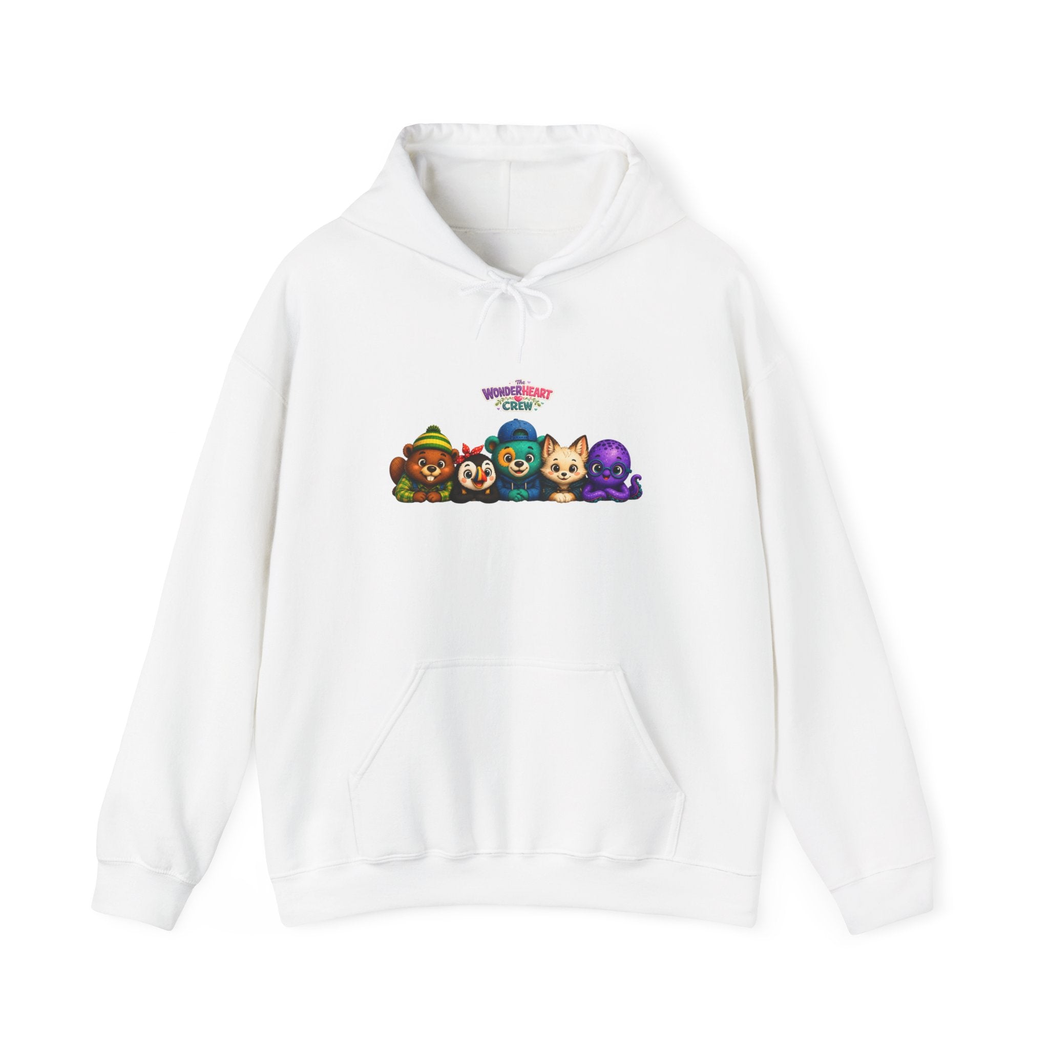 Wonderheart Crew Hoodie — Colorful Pullover