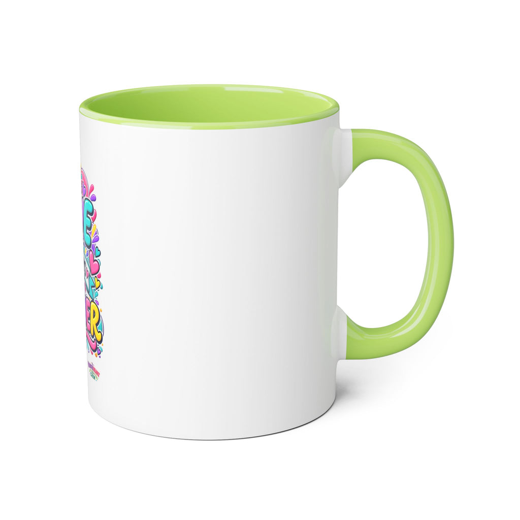 Love is Always the Answer Accent Mug — Inspirational 11oz Coffee Cup