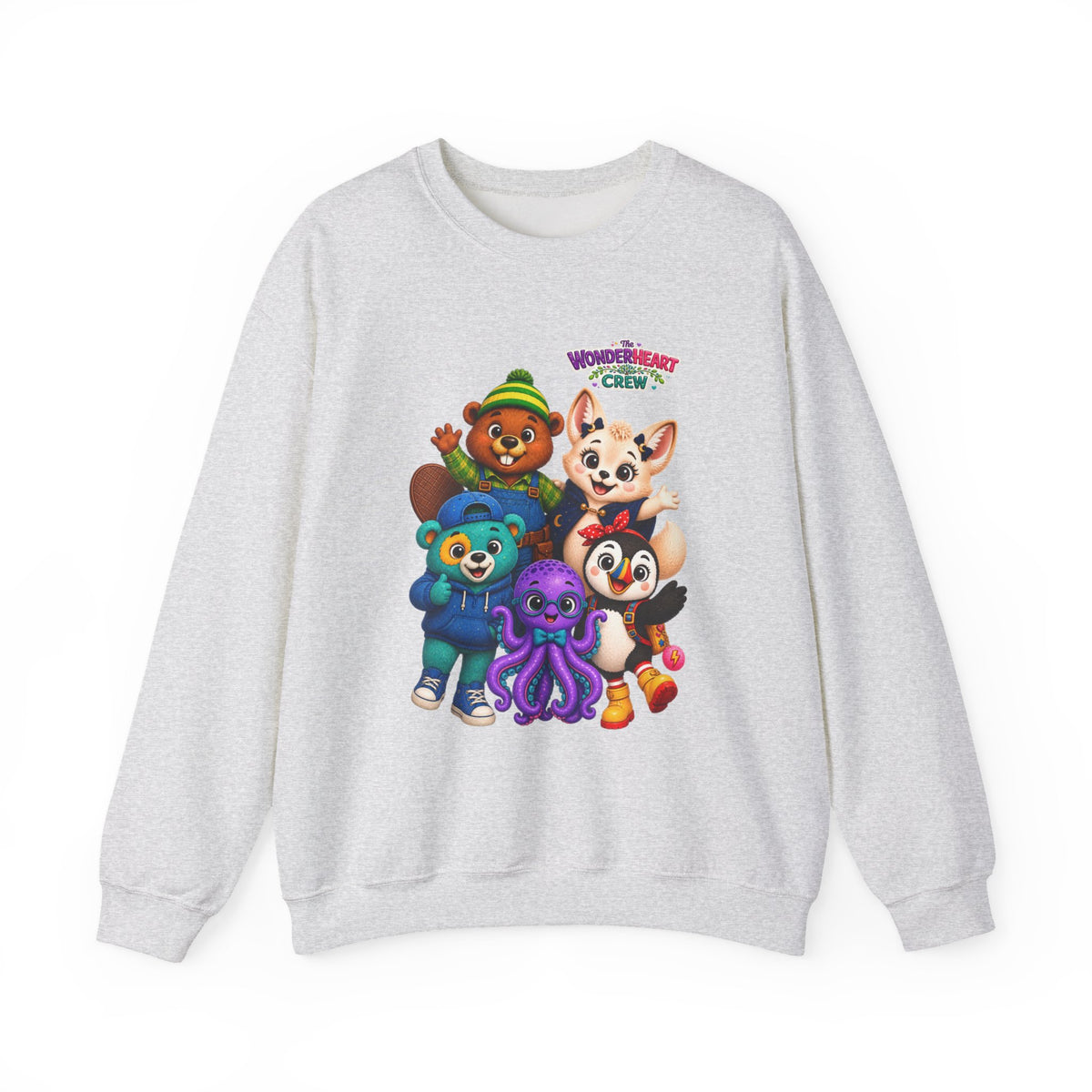 Wonderheart Crew - Sweatshirt - Group on Front