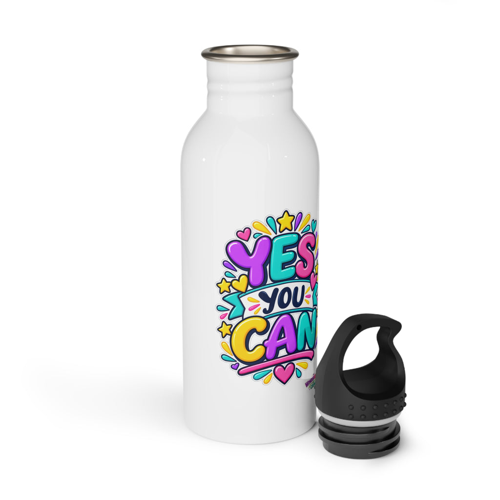Yes You Can - Motivational Stainless Steel Bottle