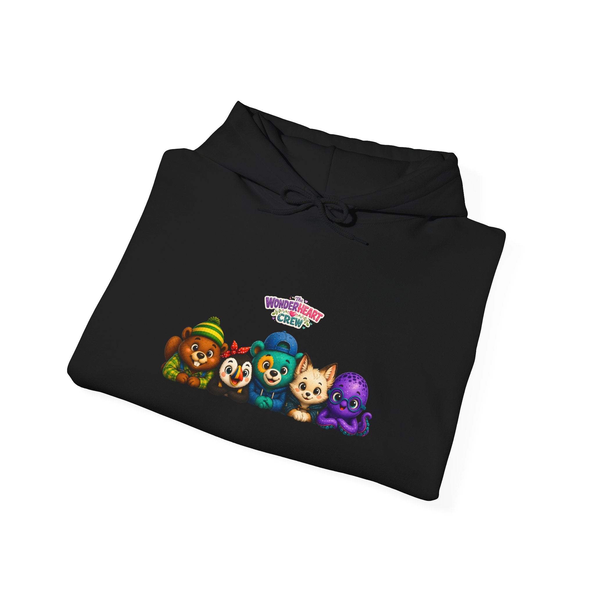 Wonderheart Crew Hoodie — Colorful Pullover