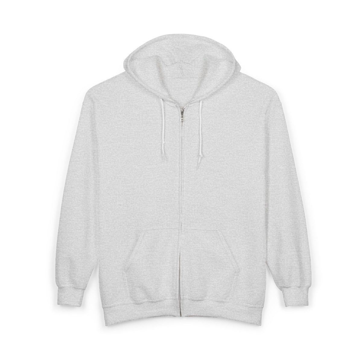 Wonderheart Crew Zip Hoodie - Retro Logo on Back - Full-Zip Sweatshirt