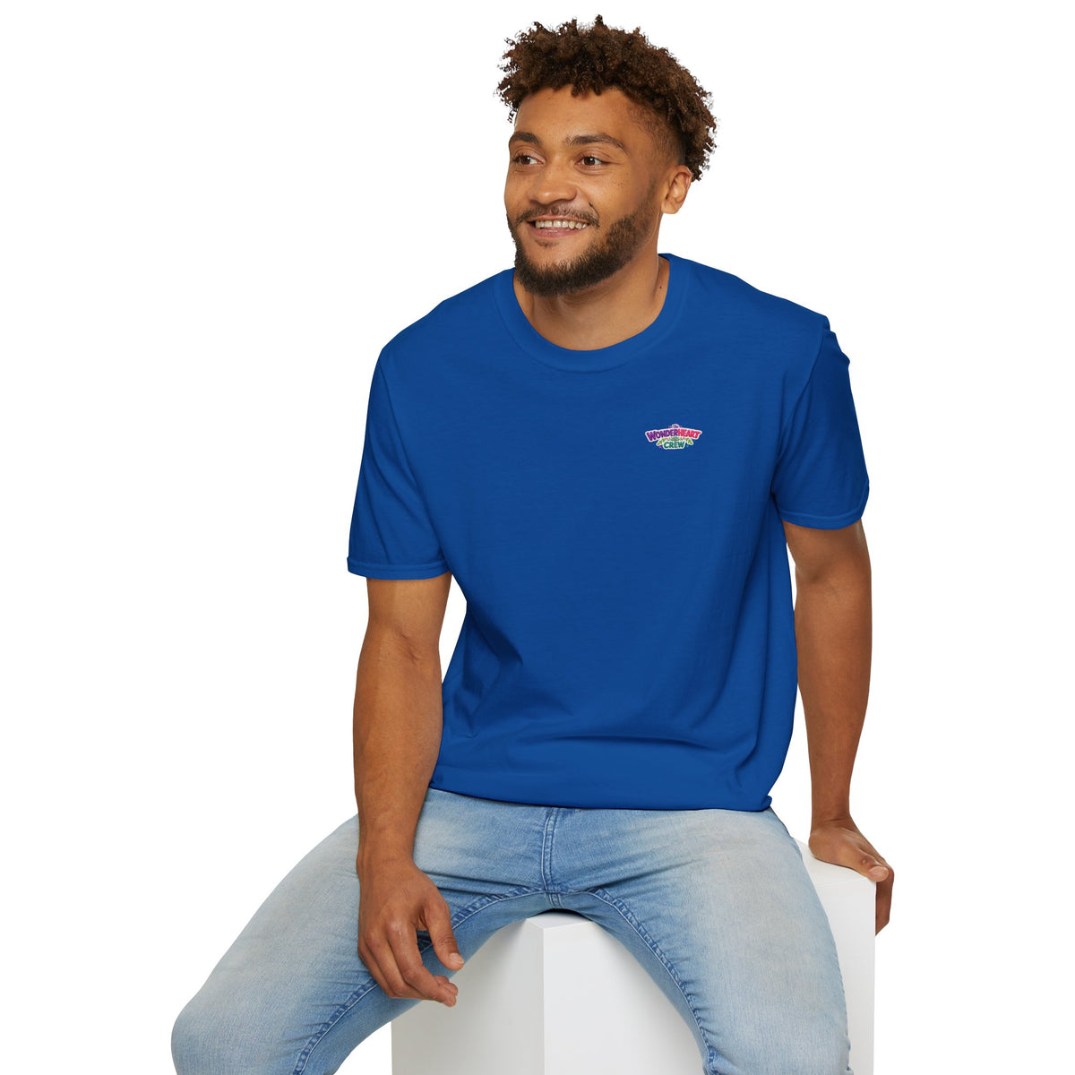 Wonderland Crew Logo - Unisex Minimal Retro Logo T-Shirt