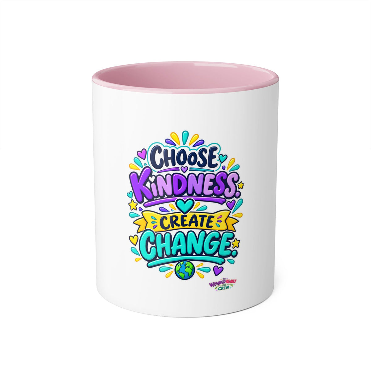 Choose Kindness Create Change - Inspirational 11oz Coffee Cup