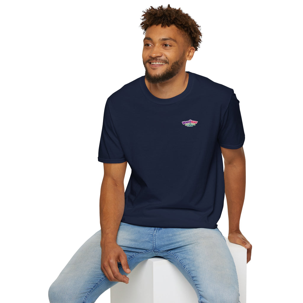 Wonderland Crew Logo - Unisex Minimal Retro Logo T-Shirt