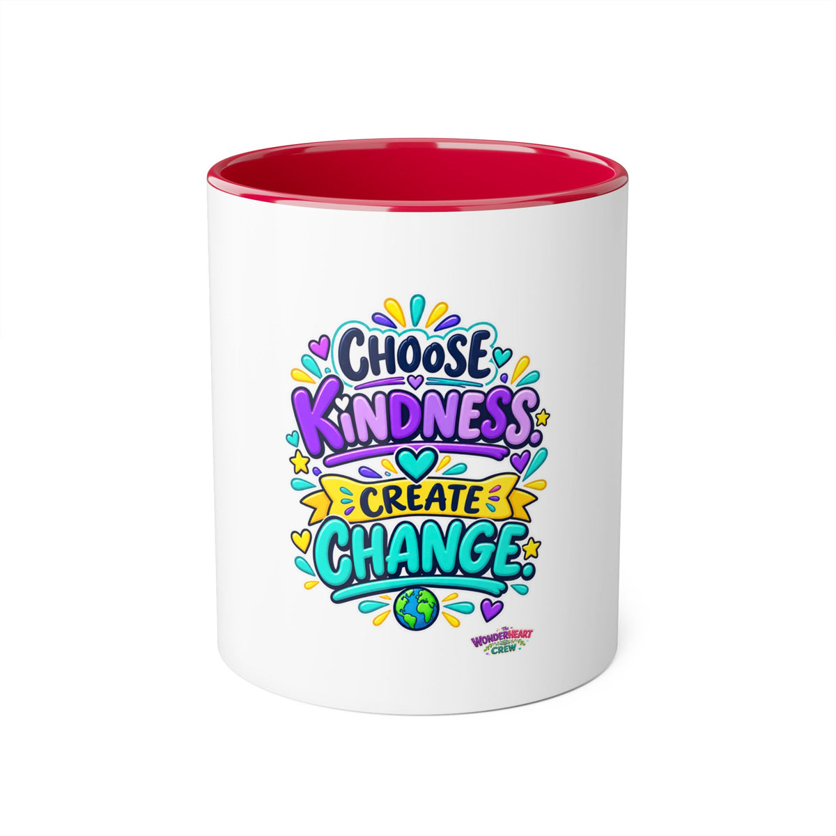 Choose Kindness Create Change - Inspirational 11oz Coffee Cup