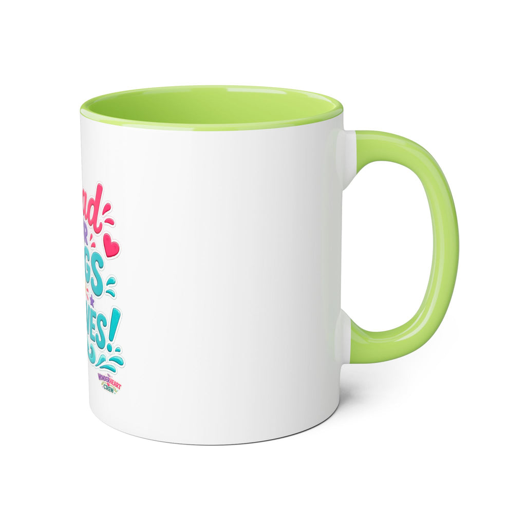 Spread Your Wings and Make Waves - Inspirational 11oz Coffee Cup