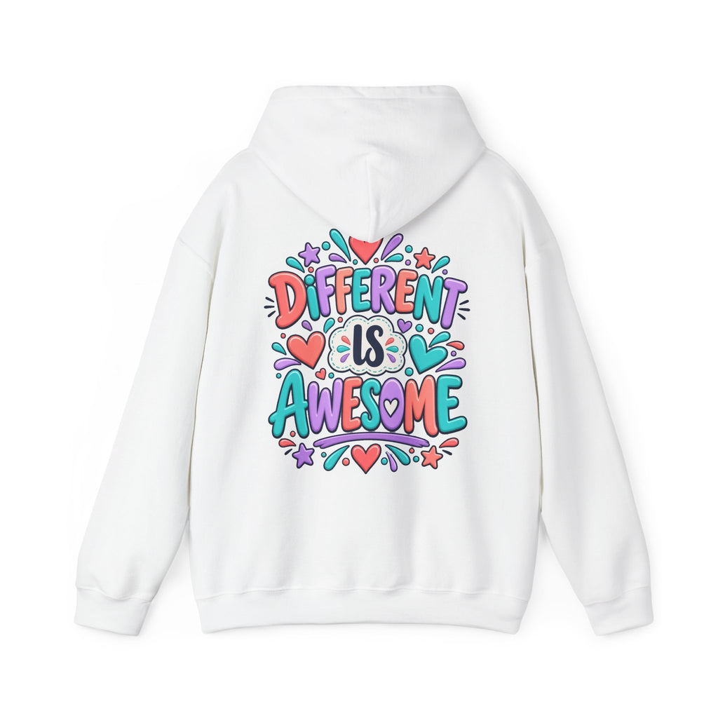 Different is Awesome -  Inspirational Hoodie