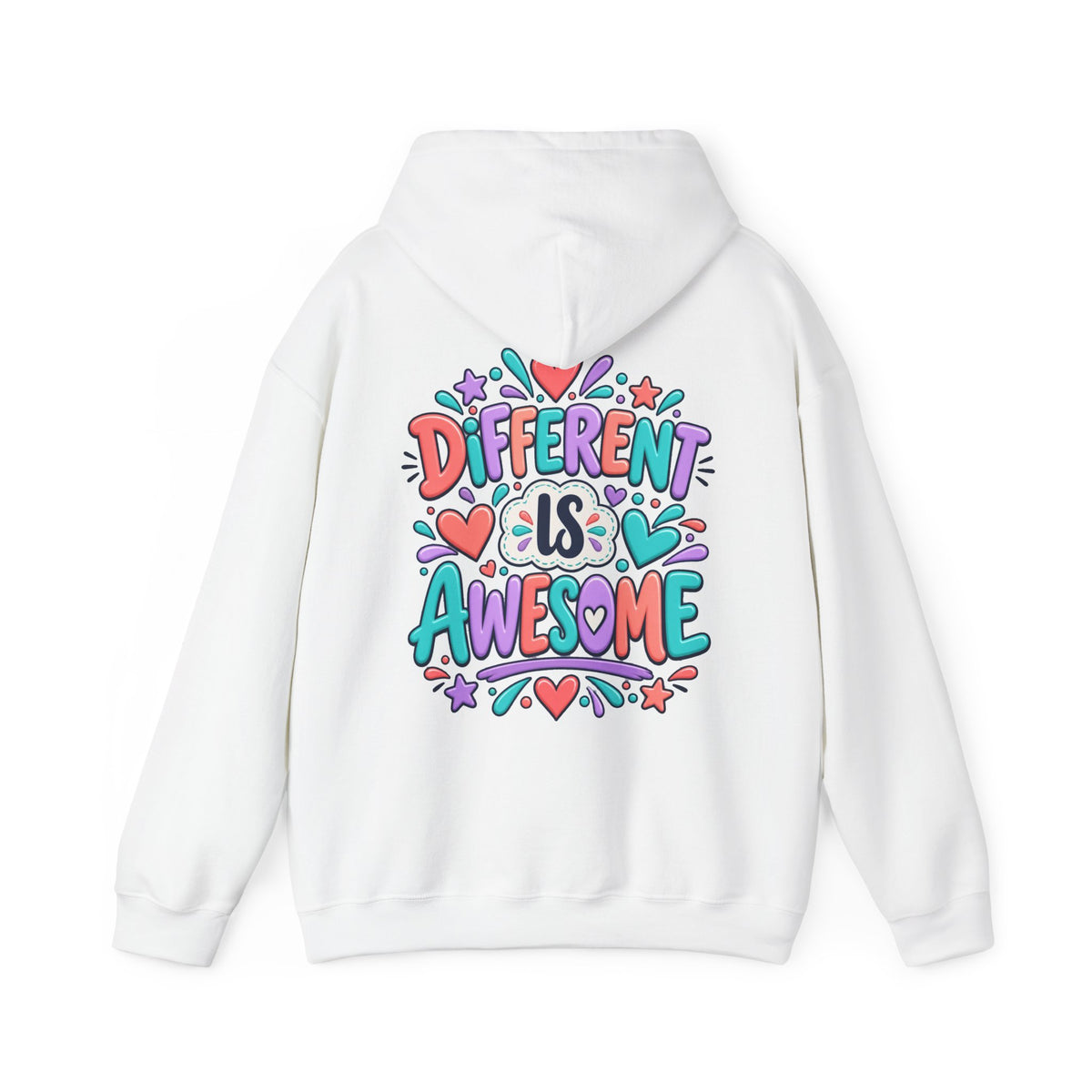 Different is Awesome -  Inspirational Hoodie
