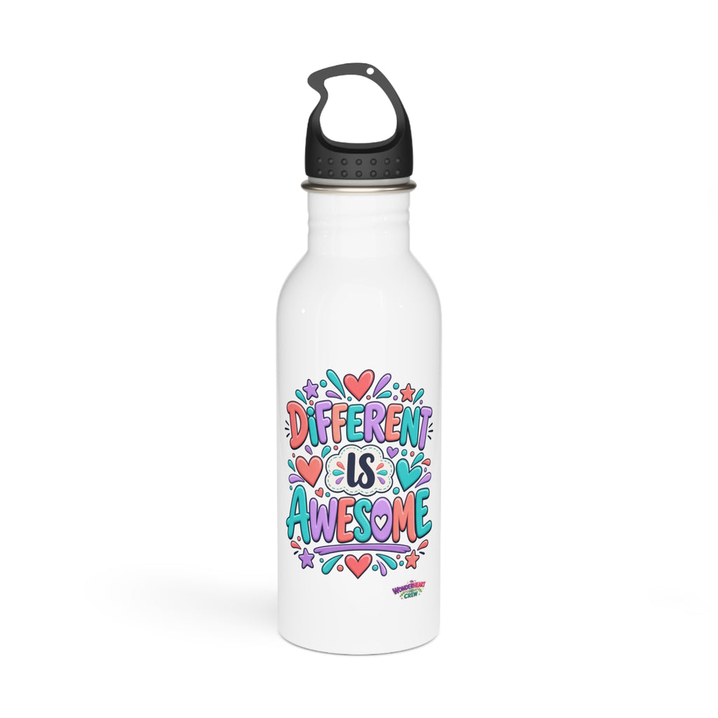 Different is Awesome - Motivational Stainless Steel Bottle