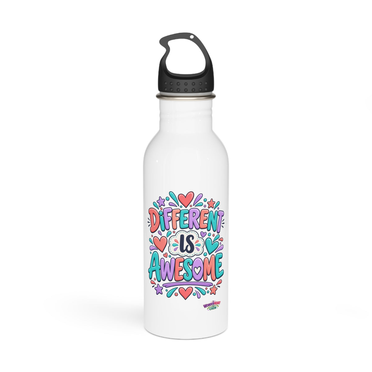 Different is Awesome - Motivational Stainless Steel Bottle