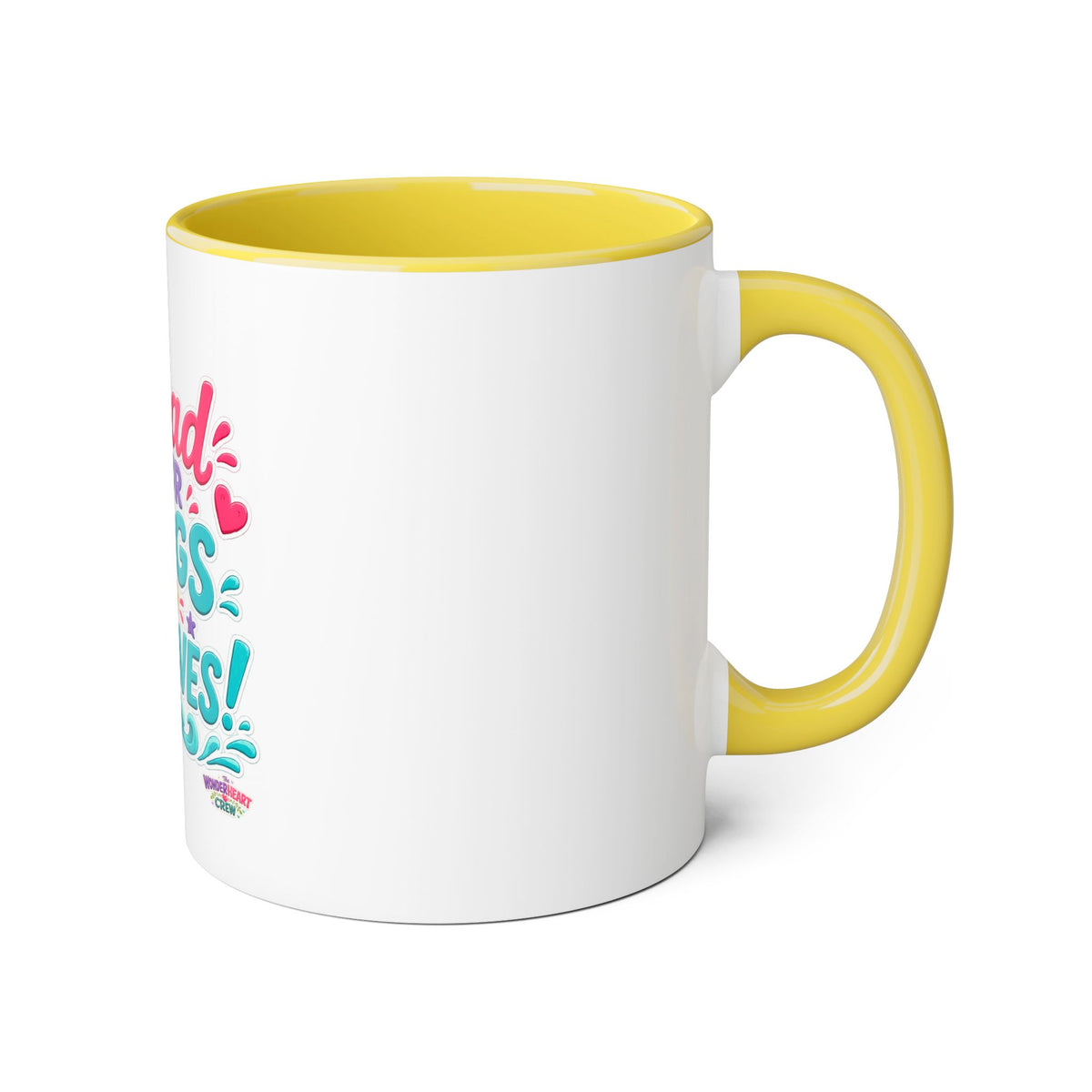 Spread Your Wings and Make Waves - Inspirational 11oz Coffee Cup