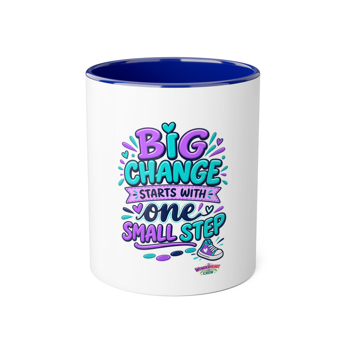 Big Change Starts with One Step - Inspirational 11oz Coffee Cup