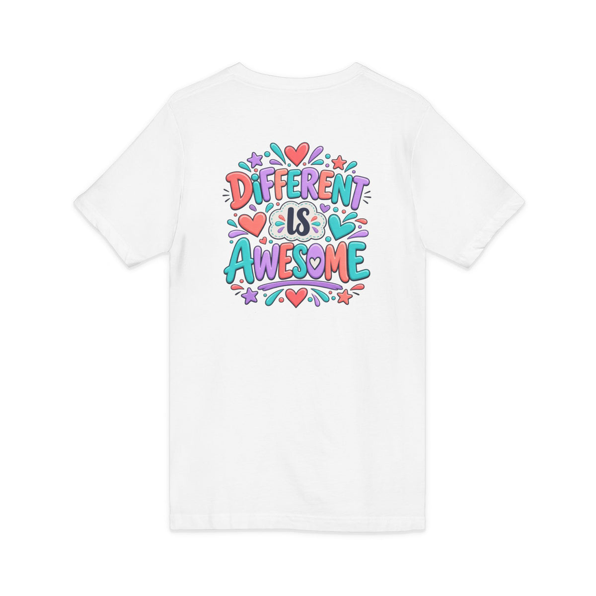 Different Is Awesome - V-Neck Tee