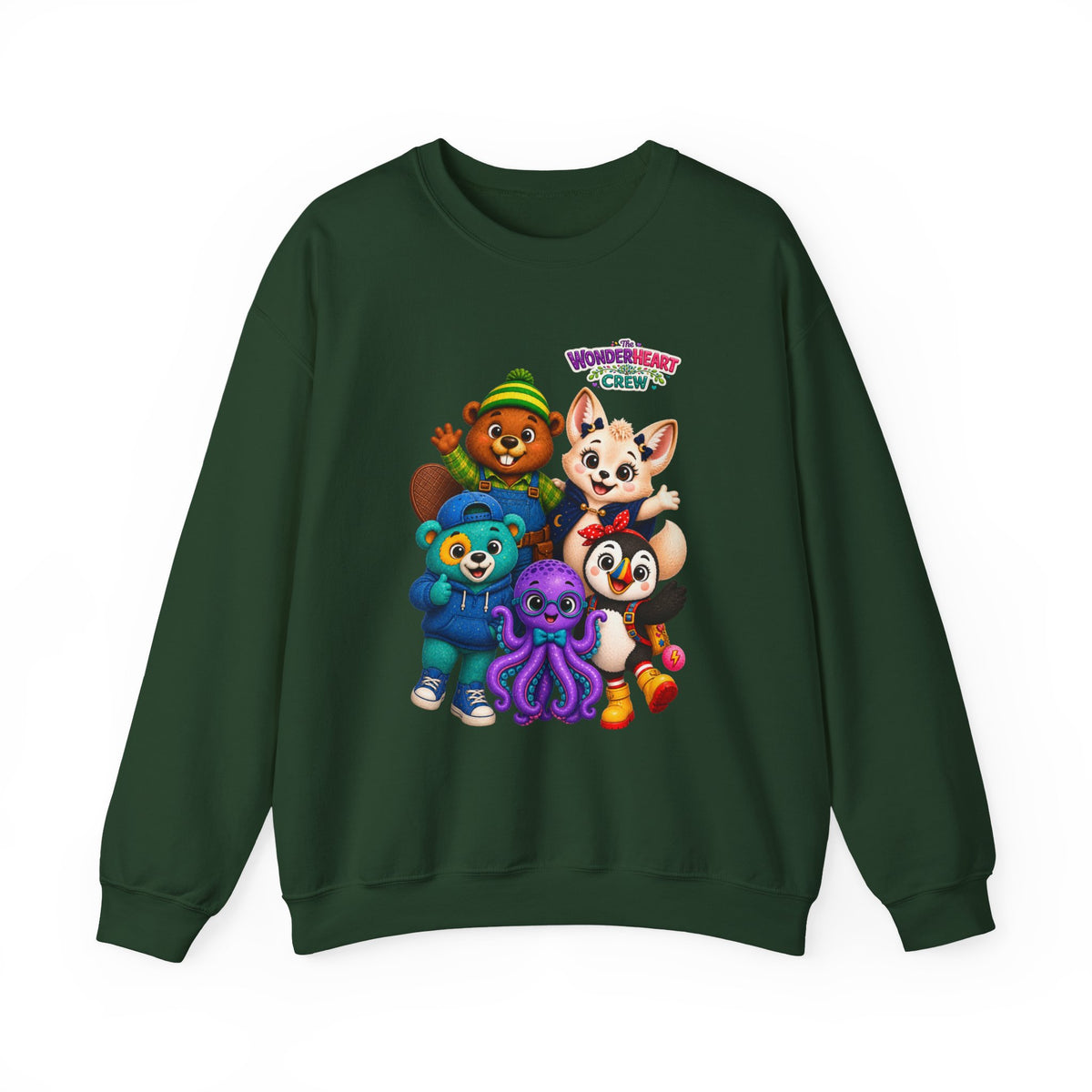 Wonderheart Crew - Sweatshirt - Group on Front