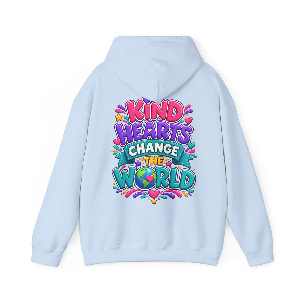 Kind Hearts Change the World - Inspirational Hoodie