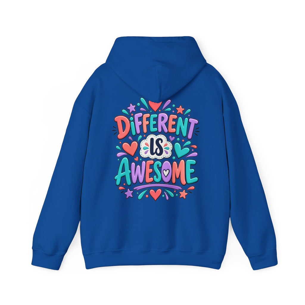Different is Awesome -  Inspirational Hoodie