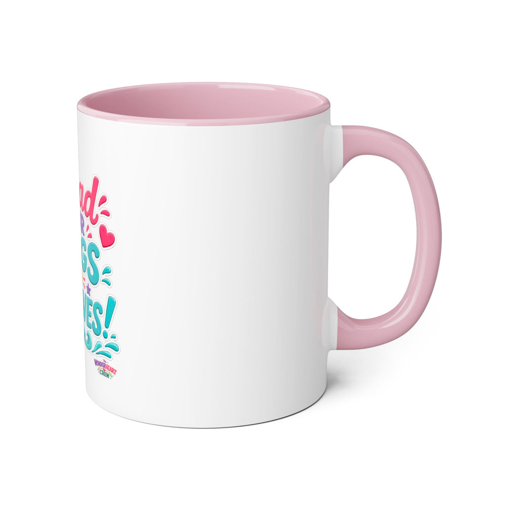 Spread Your Wings and Make Waves - Inspirational 11oz Coffee Cup