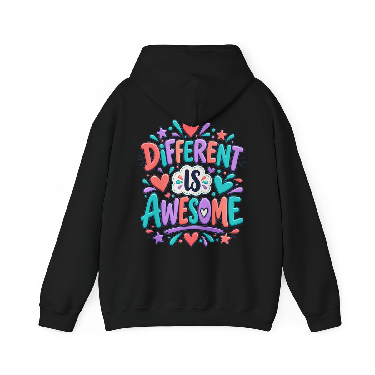 Different is Awesome -  Inspirational Hoodie
