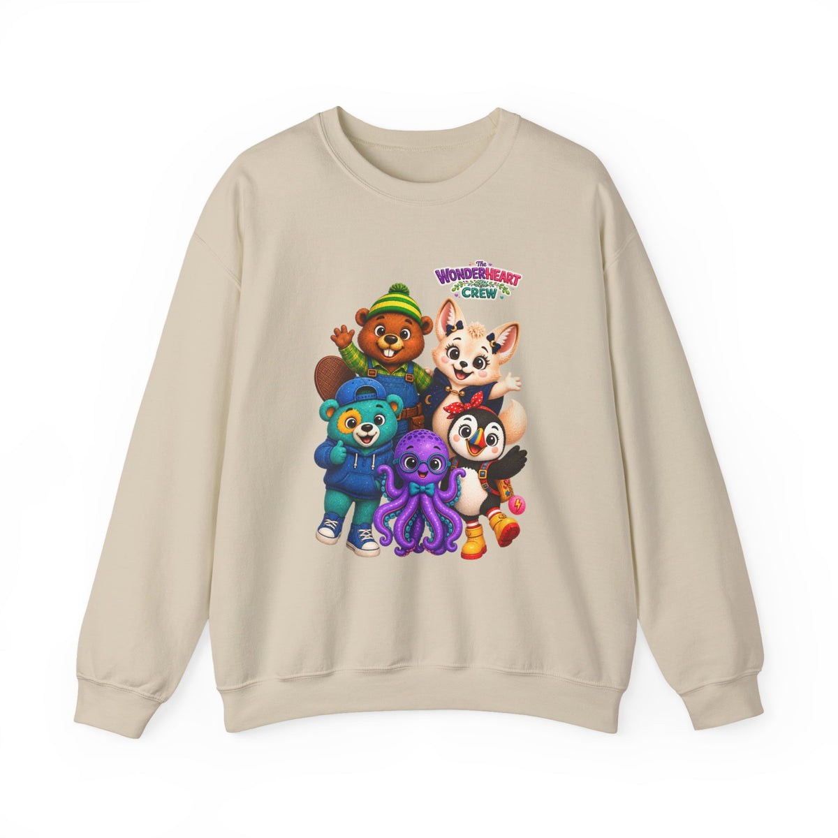 Wonderheart Crew - Sweatshirt - Group on Front