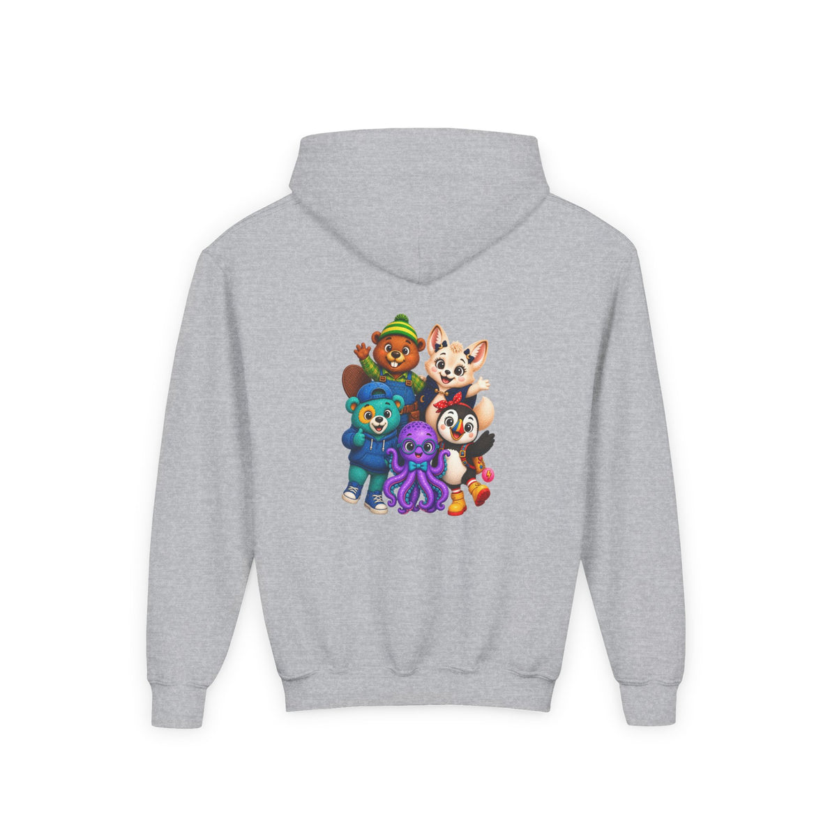 Wonderheart Youth Hoodie - Group on Back