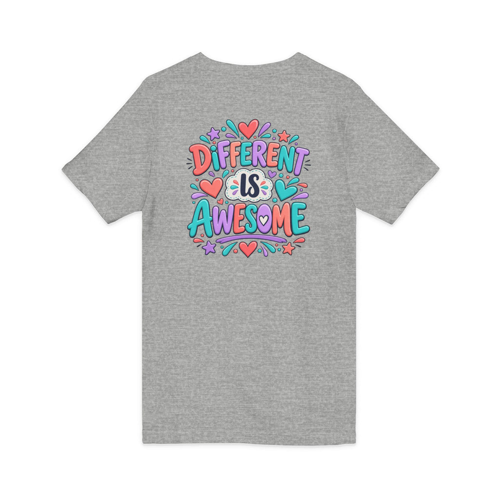 Different Is Awesome - V-Neck Tee