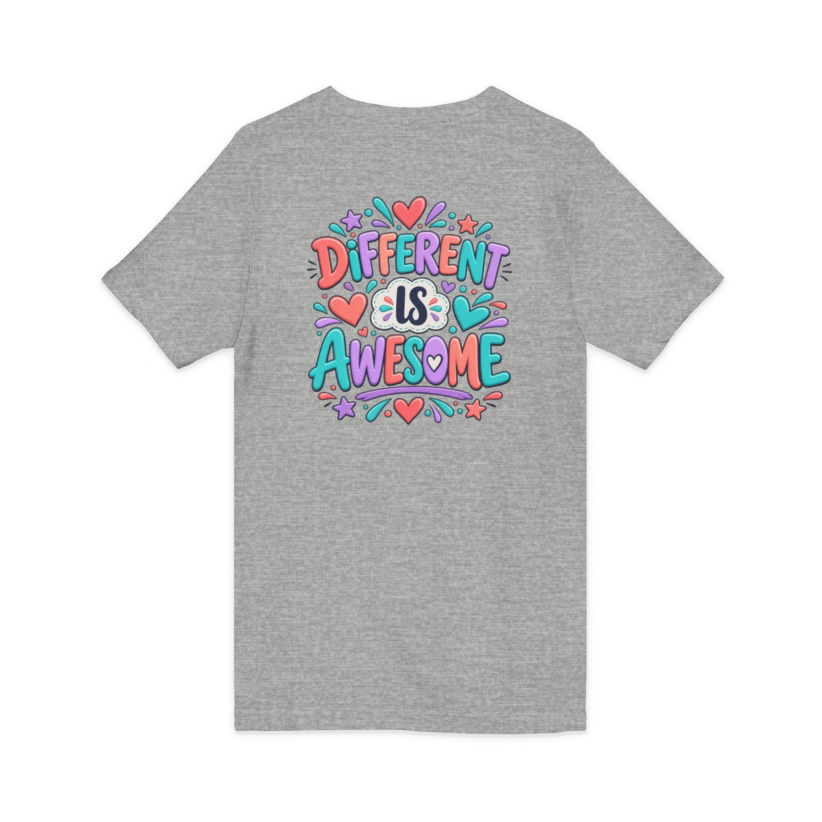 Different Is Awesome - V-Neck Tee