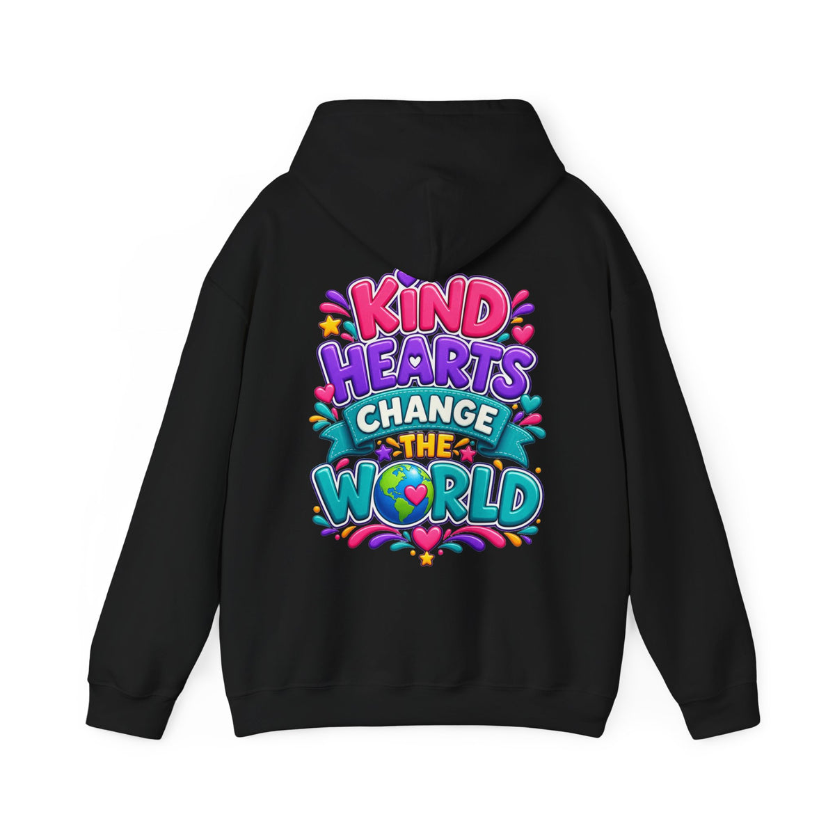 Kind Hearts Change the World - Inspirational Hoodie