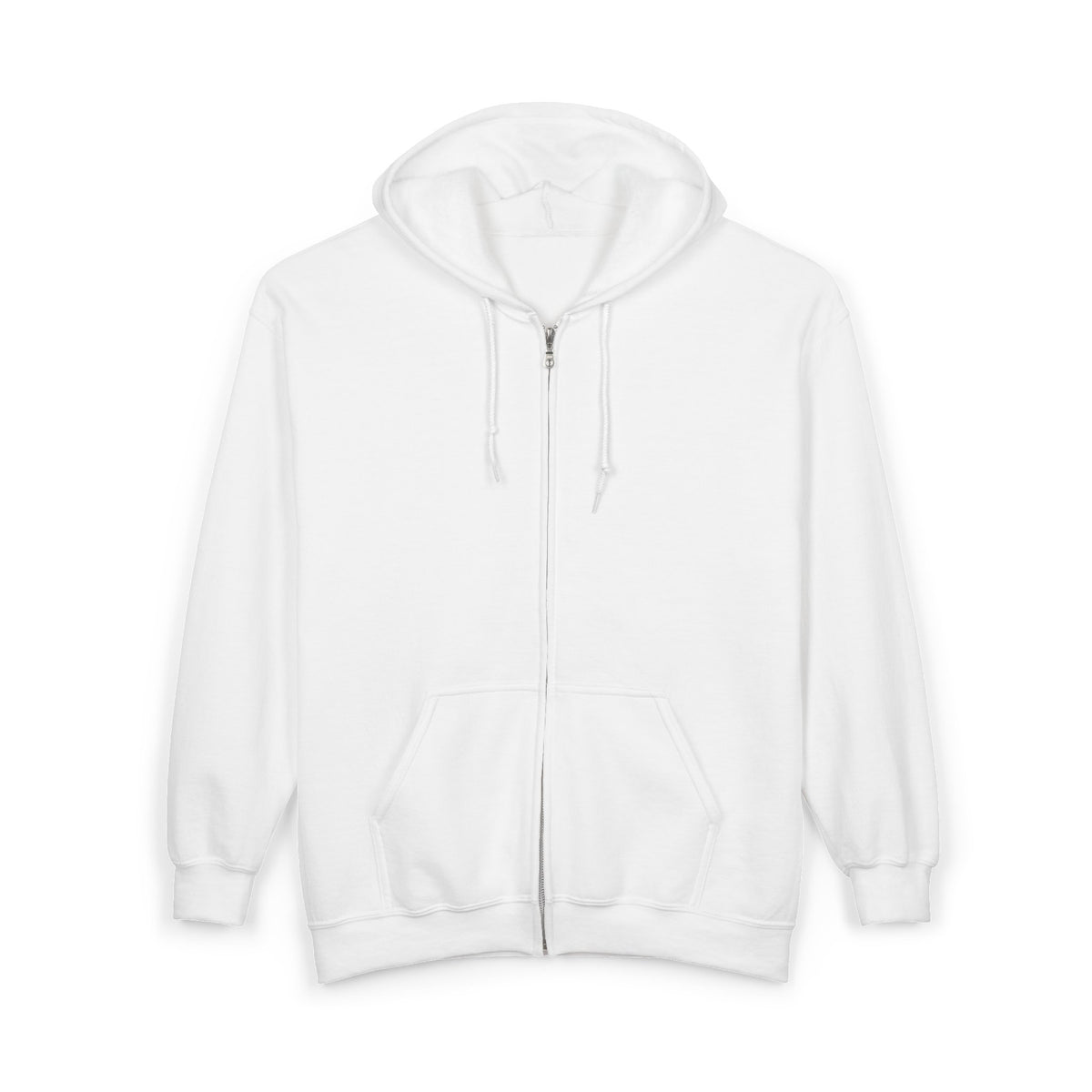 Wonderheart Crew Zip Hoodie - Retro Logo on Back - Full-Zip Sweatshirt