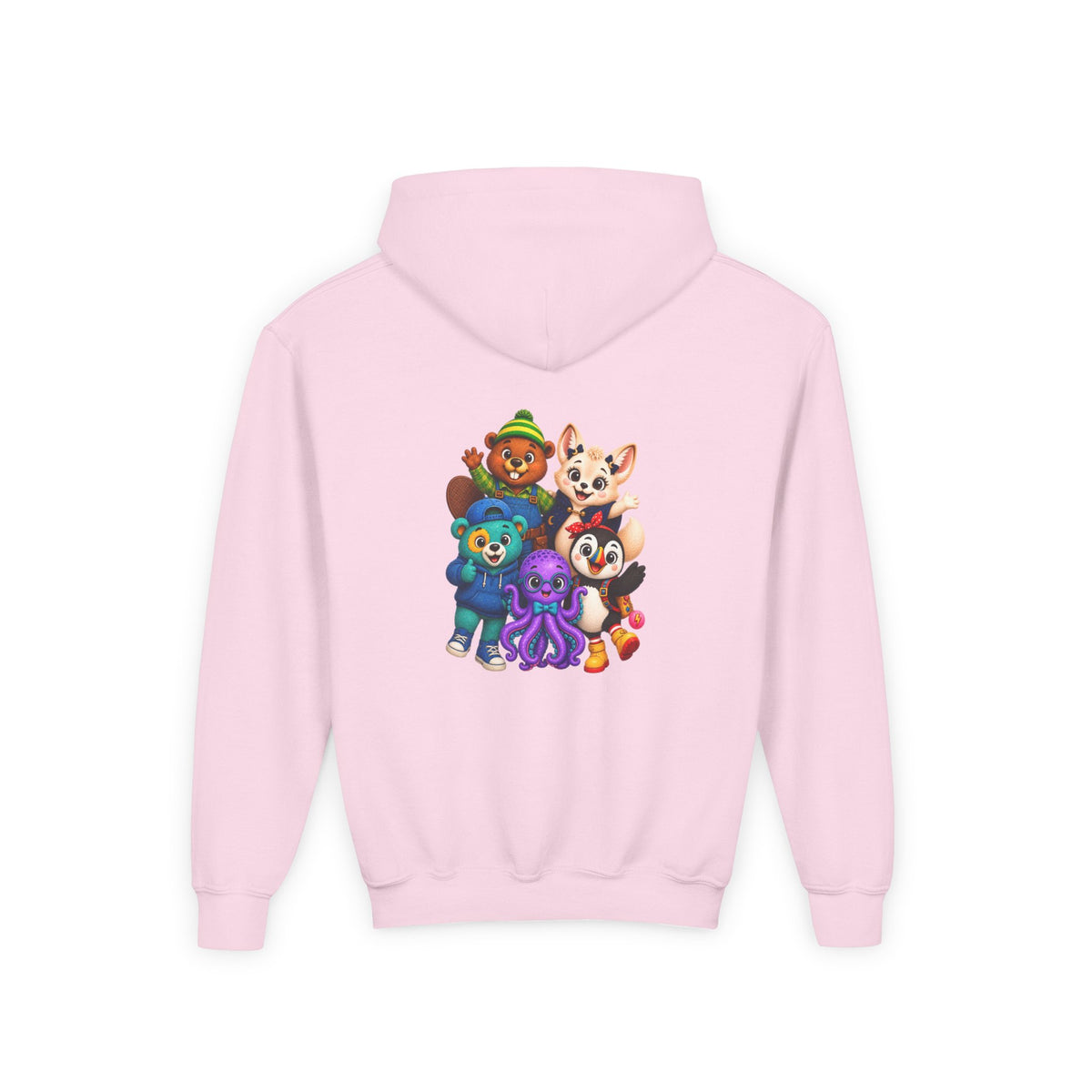 Wonderheart Youth Hoodie - Group on Back