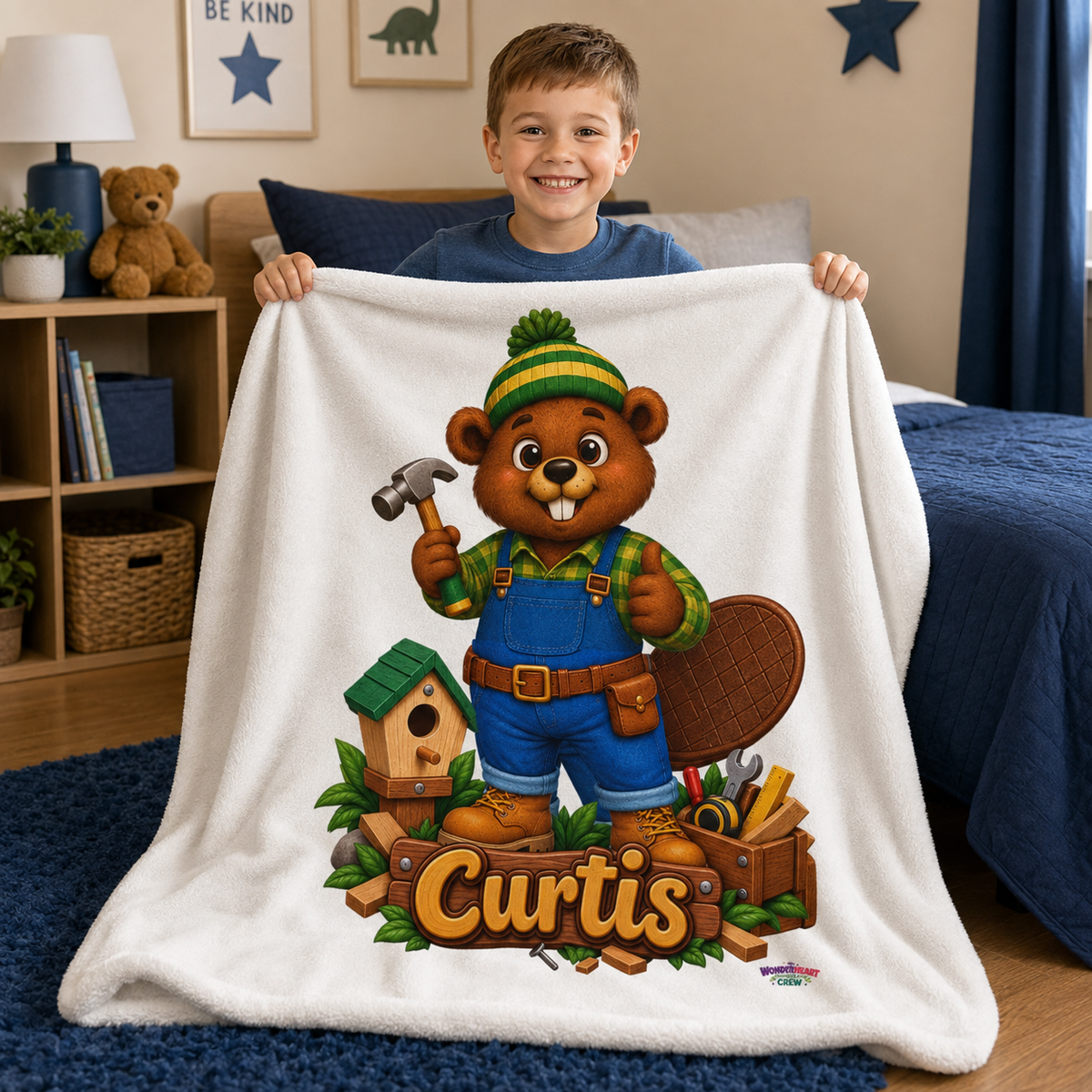 Curtis Velveteen Plush Blanket