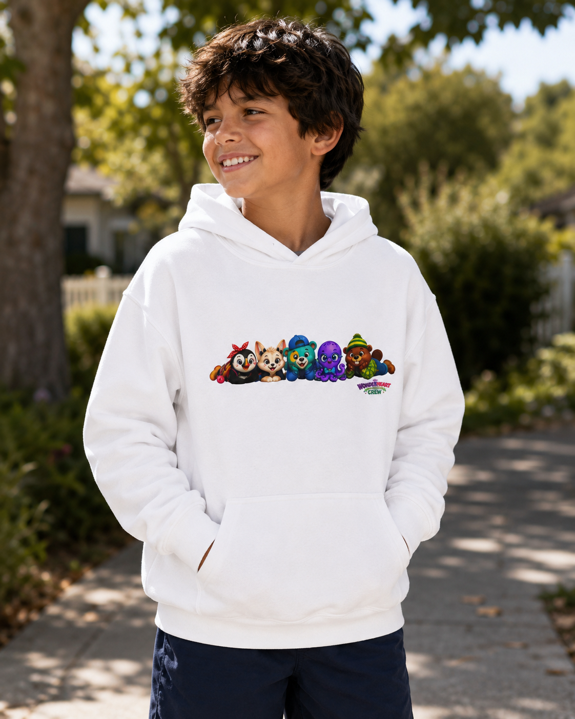 Wonderheart Youth Hoodie - Laying Down Group - Front Only