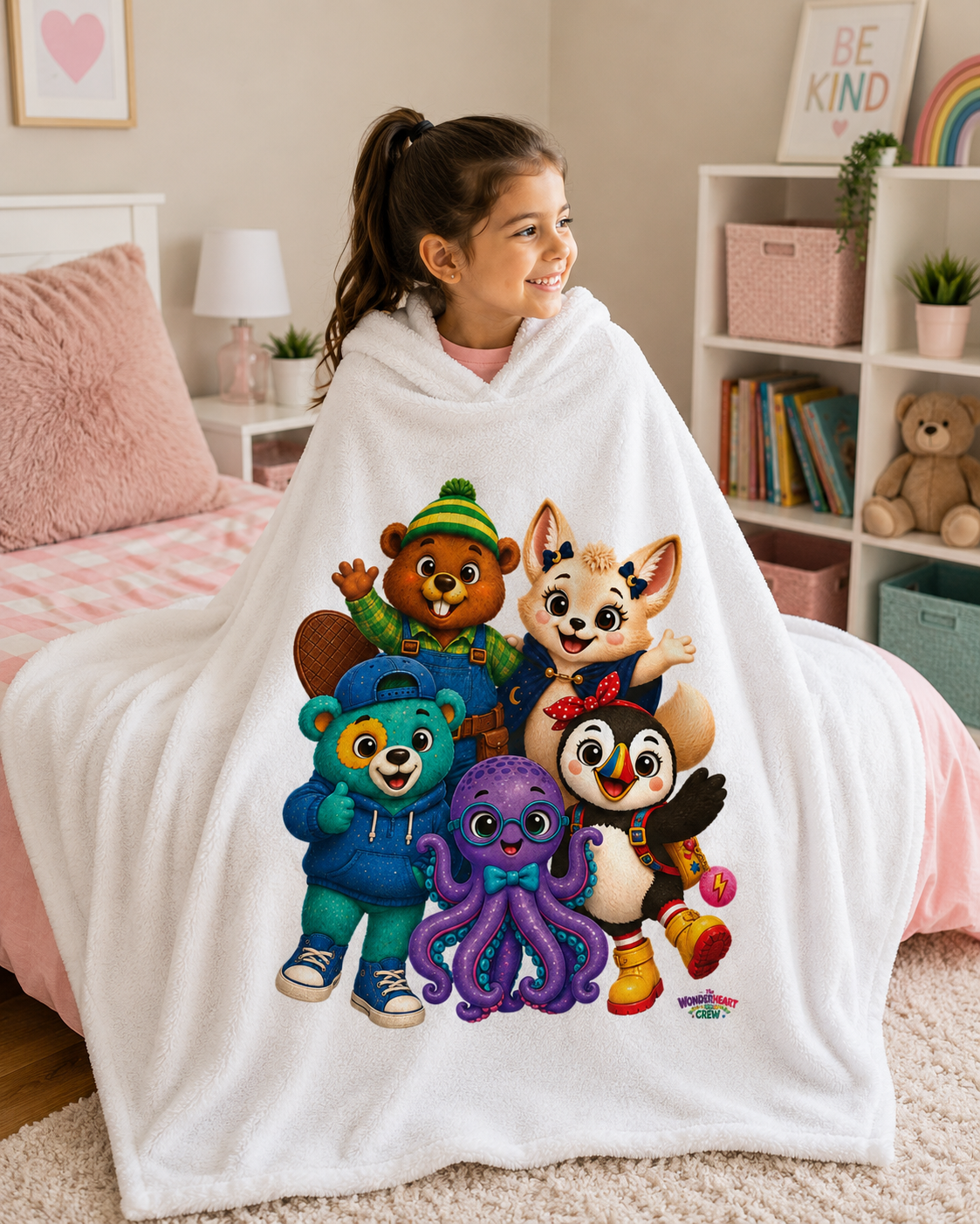 WonderHeart Crew Velveteen Plush Blanket