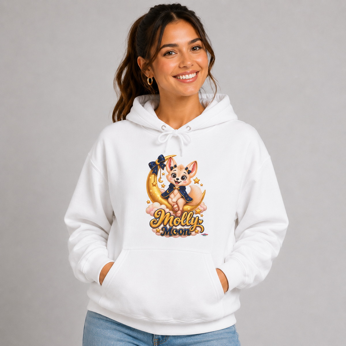 Molly Moon Hoodie - Large Logo on Back