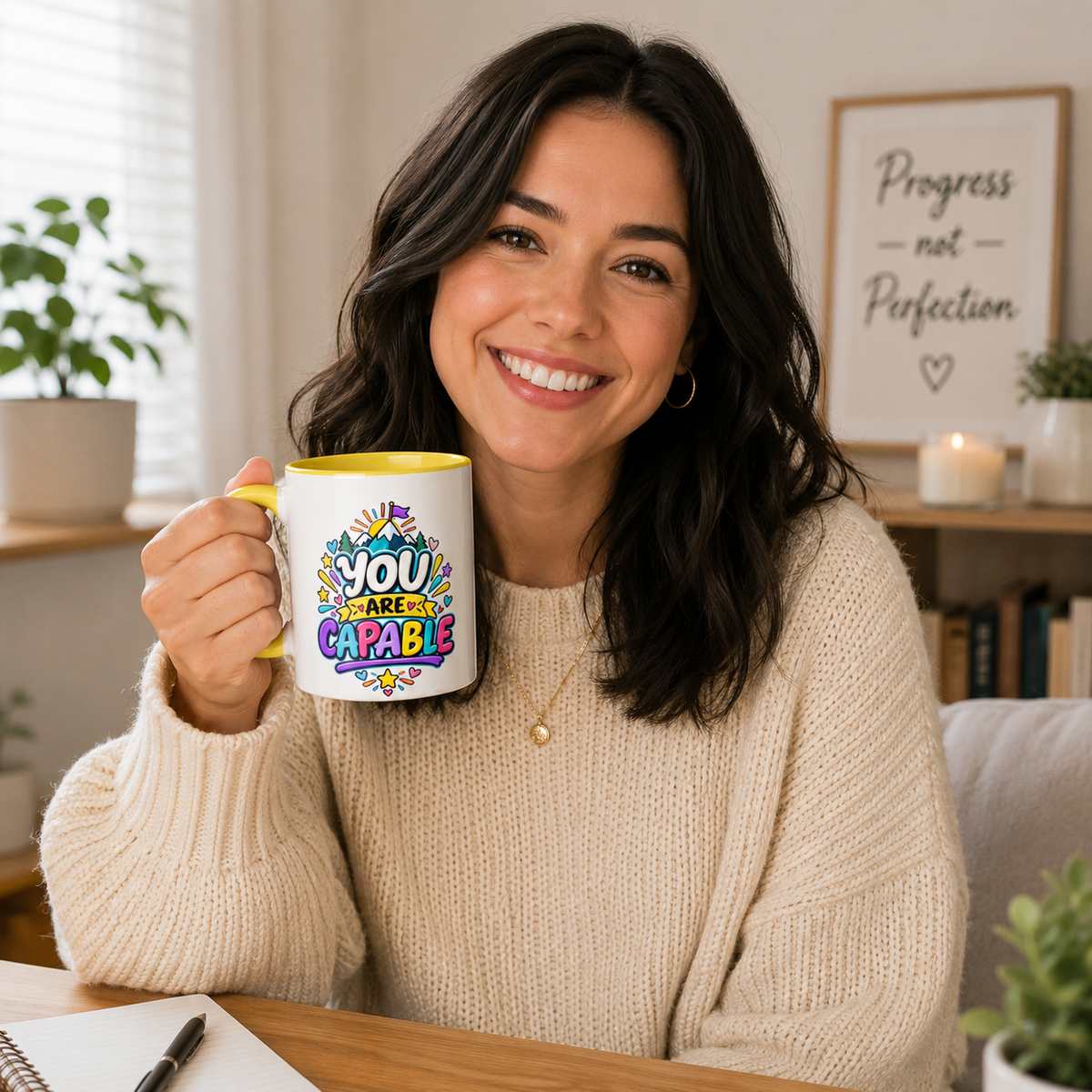 You are Capable - Inspirational 11oz Coffee Cup