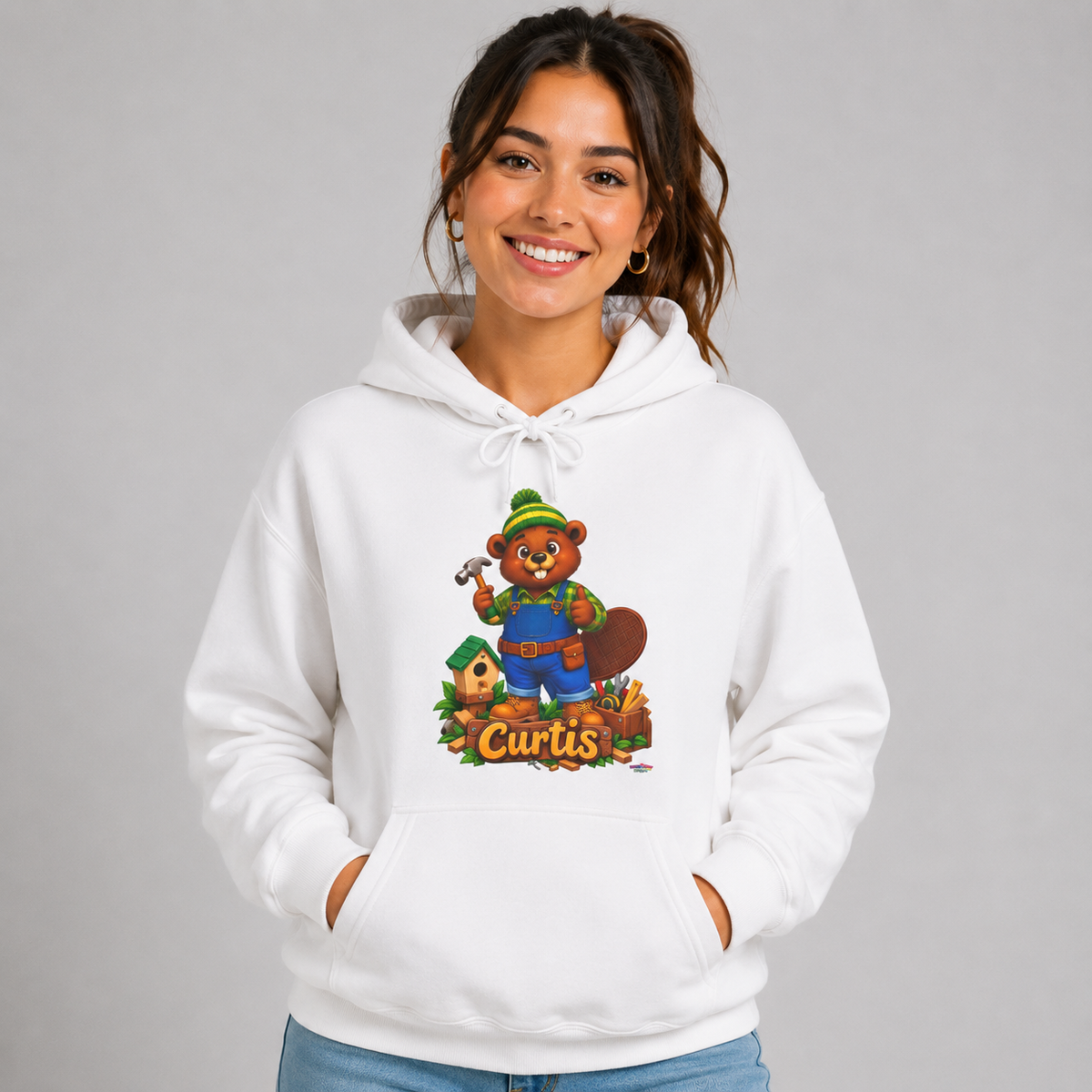 Curtis Hoodie - Large Logo on Back