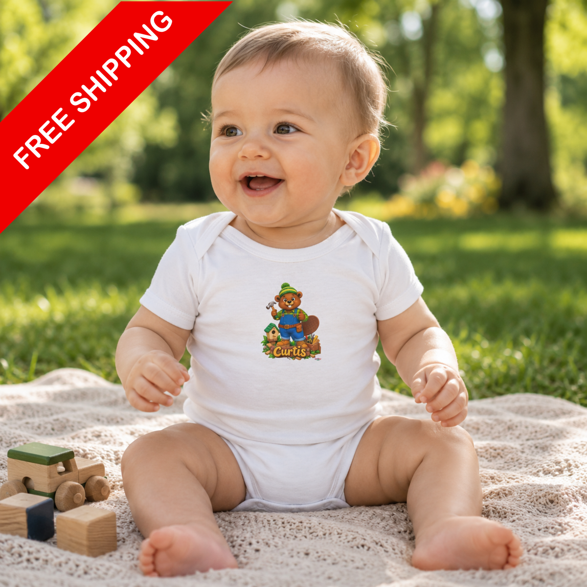 Curtis - Baby Bodysuit