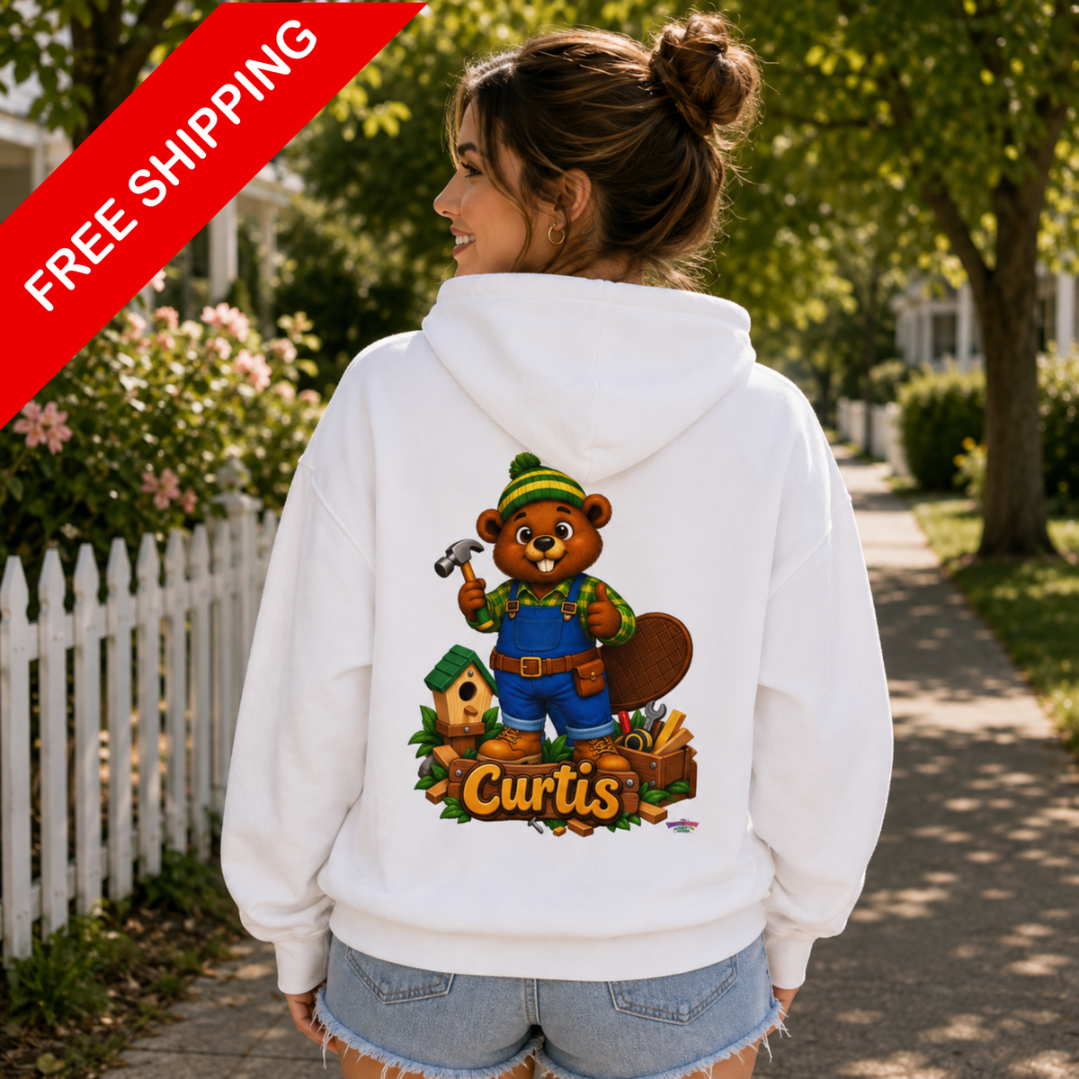 Hoodie - Curtis on Back