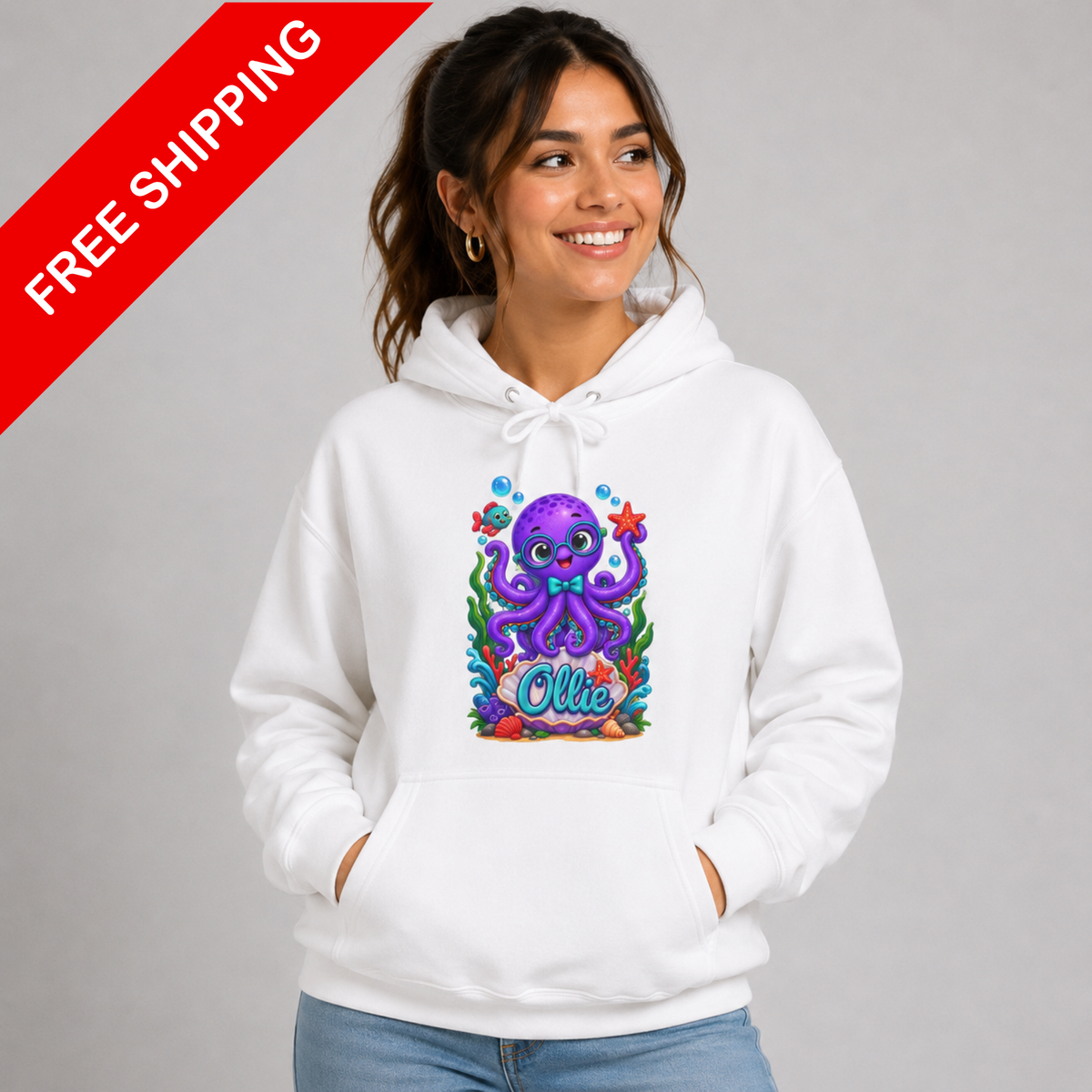 Ollie Hoodie- Large Logo on Back