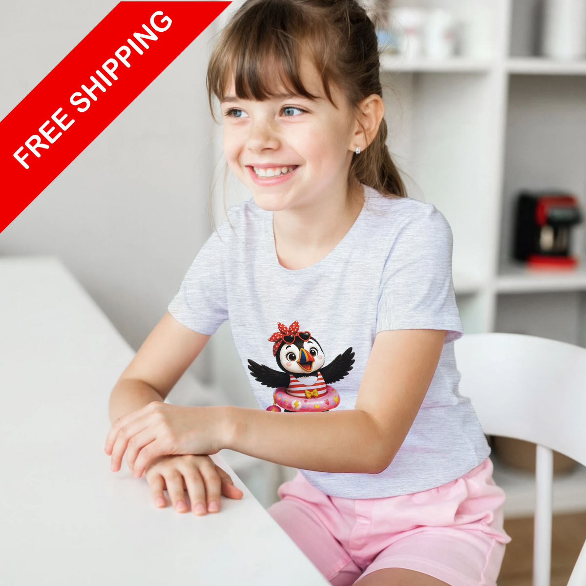 Pippa Beach Day  - Classic Kids Crewneck T-shirt | Gildan® 5000B