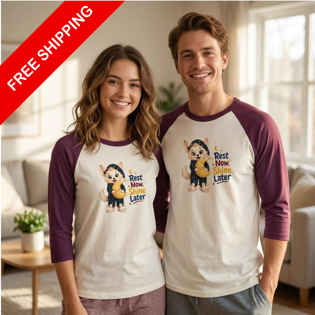 Molly Moon - Unisex 3/4 sleeve Raglan T-shirt