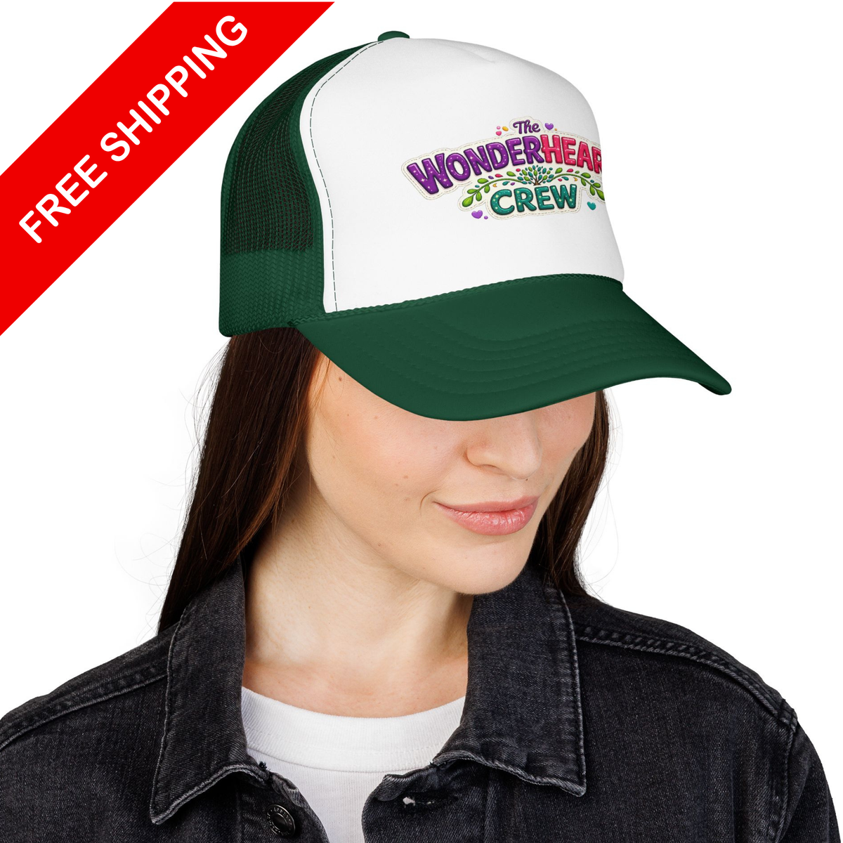 WonderHeart Crew Logo Trucker Hat