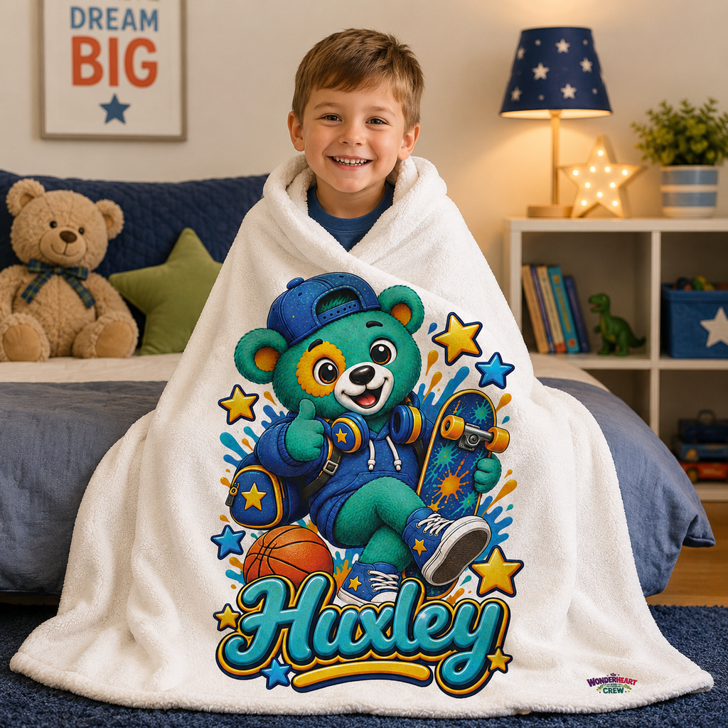 Huxley Velveteen Plush Blanket